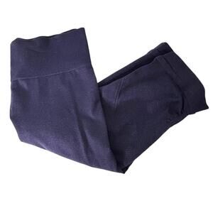 Lululemon In The Flow Crop II Deep Navy Blue Size 6
